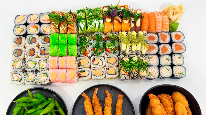 Sushi fra SushiArt i Kolding Storcenter
